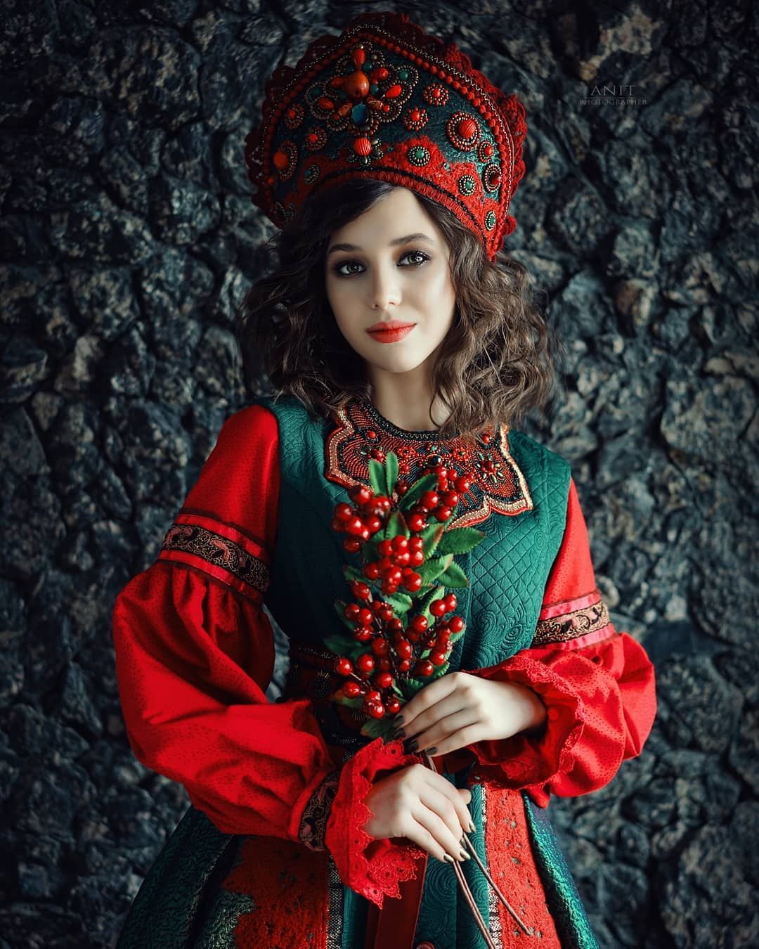 Nude girl Women in Slavic costumes in Tashkent